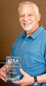 Kevin with Norma Hood Award